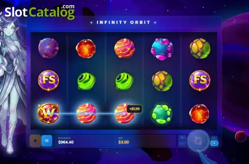 Скрин3. Infinity Orbit слот