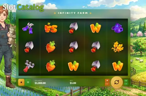 Скрин2. Infinity Farm слот
