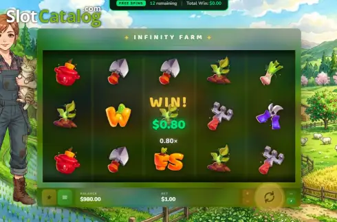 Скрин3. Infinity Farm слот