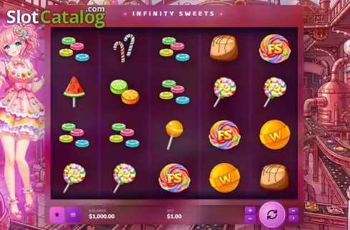 Скрин2. Infinity Sweets слот