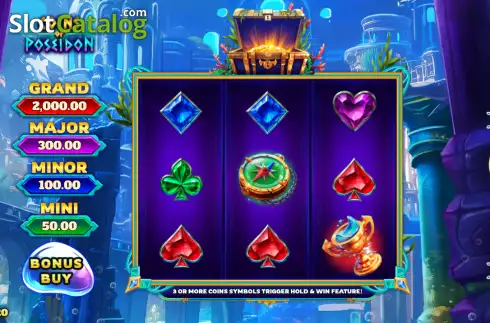Скрин2. Coins of Poseidon слот