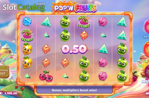Скрин3. Pop’n Fruits слот