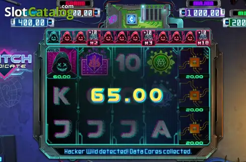 Скрин3. Glitch Syndicate слот