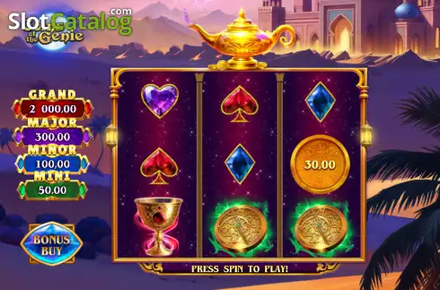 Скрин2. Coins of the Genie слот