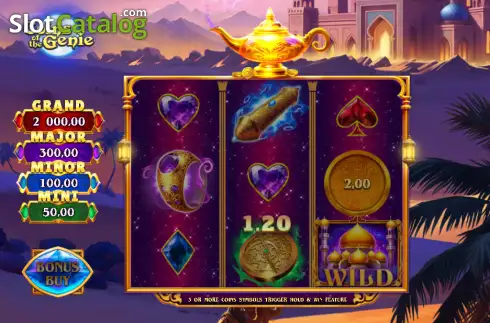 Скрин3. Coins of the Genie слот