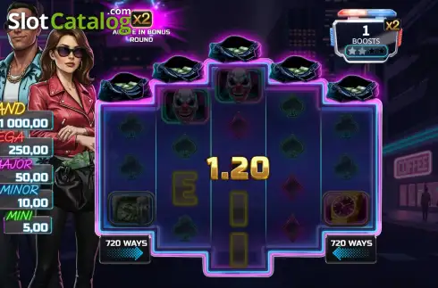 Скрин3. Luma Bay Heist слот