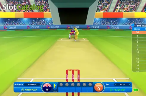 Скрин2. Cricket Super Over слот
