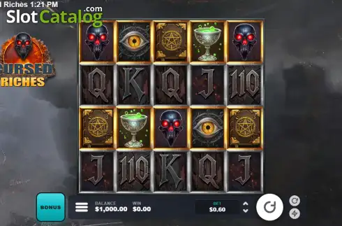 Скрин2. Cursed Riches слот