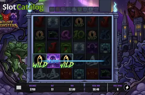 Скрин3. Wildly Monsters: Shadows слот
