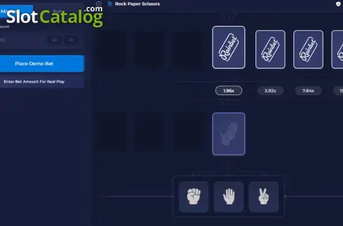 Скрин2. Rock Paper Scissors (Rainbet Originals) слот