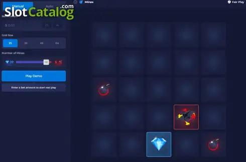 Скрин2. Mines (Rainbet Originals) слот