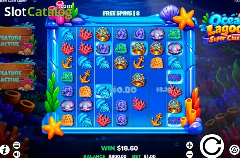 Скрин3. Ocean Lagoon: Super Cluster слот