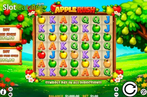 Скрин2. Apple Rush слот