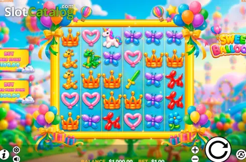 Скрин2. Sweet Balloons слот