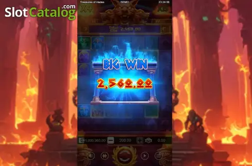 Скрин3. Treasures of Hades слот