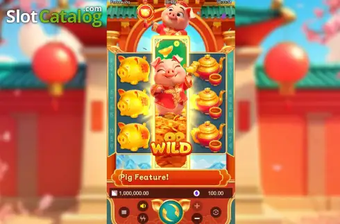 Скрин2. Fortune Pig (Rectangle Games) слот