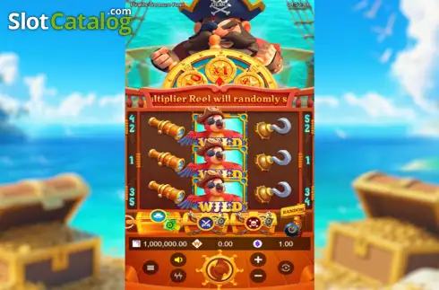 Скрин2. Pirate's Treasure Reel слот