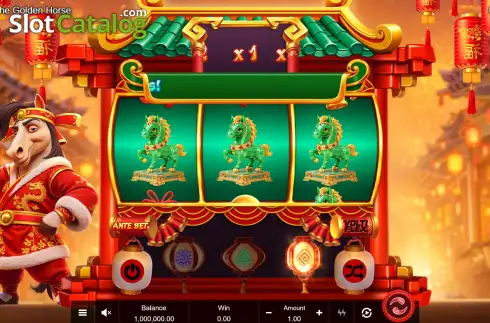 Скрин2. Year Of The Golden Horse слот
