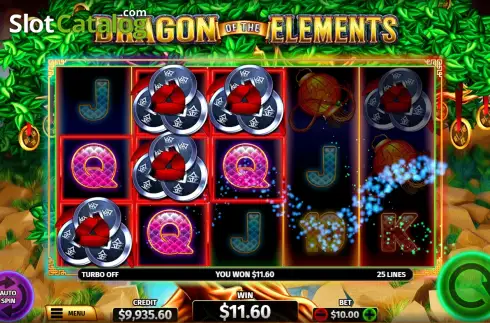 Скрин3. Dragon of the Elements слот