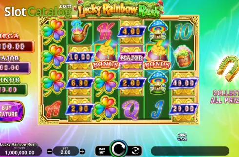 Скрин2. Lucky Rainbow Rush слот