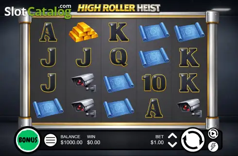 Скрин2. High Roller Heist слот