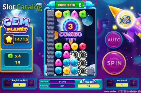 Скрин3. Gem Planet слот