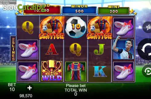 Скрин2. Football Gold Hold and Win слот