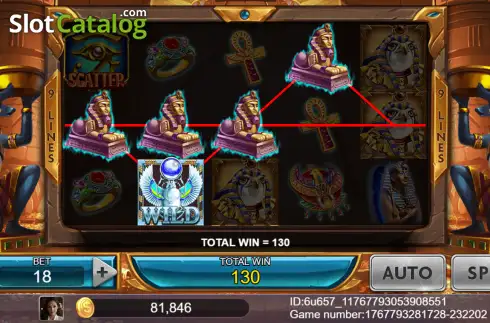 Скрин3. War of the Egyptian Gods слот