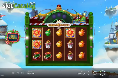 Скрин2. Hamsterpunk X-Mas Wheel слот