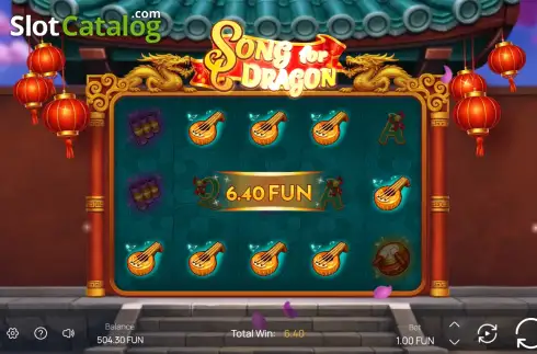 Скрин3. Song for Dragon слот