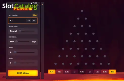 Скрин2. Plinko (Rollbit Originals) слот