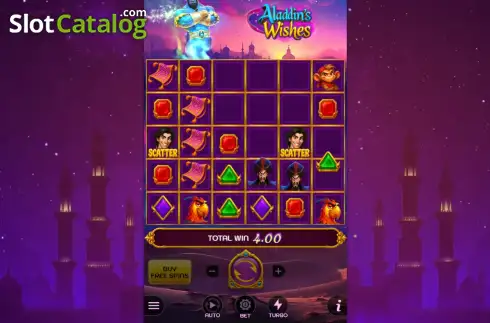 Скрин3. Aladdin’s Wishes слот