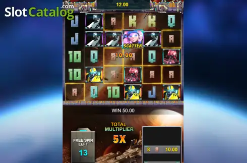 Скрин3. Galactic War Robot слот