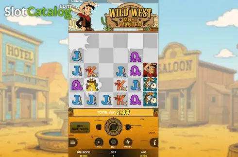 Скрин3. Wild West Most Wanted слот