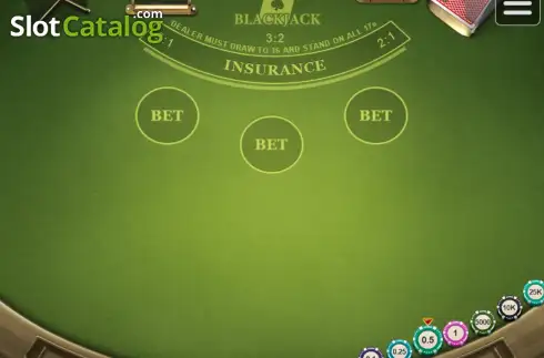 Скрин2. Blackjack (SabaPlay) слот