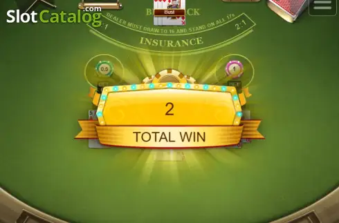 Скрин3. Blackjack (SabaPlay) слот