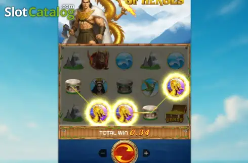 Скрин3. The Legend of Heroes (SabaPlay) слот