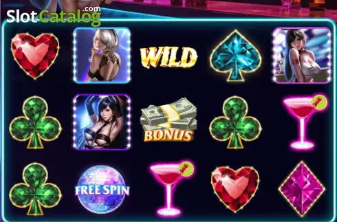 Скрин2. Nightclub Lady слот