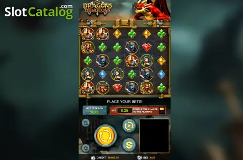 Скрин2. Dragons & Dungeons слот