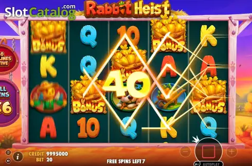 Скрин3. Rabbit Heist слот