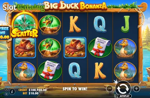 Скрин2. Big Duck Bonanza слот