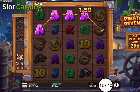 Скрин3. Pirates Revenge слот