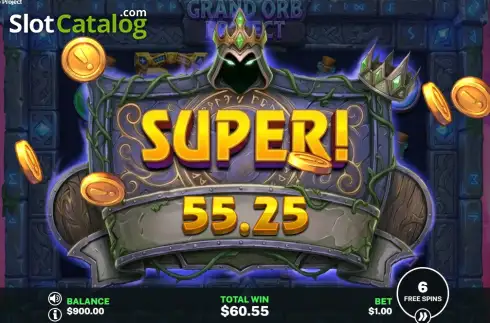 Скрин3. Grand Orb Project слот