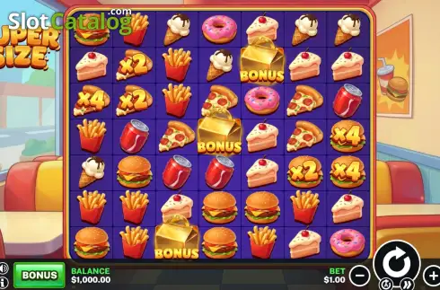 Скрин2. Supersize слот