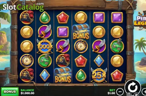 Скрин2. Pirate Legends (Sidequest Studios) слот