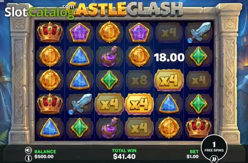 Скрин3. Castle Clash слот