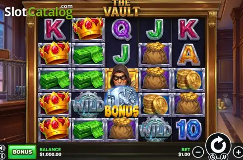 Скрин2. The Vault (Sidequest Studios) слот