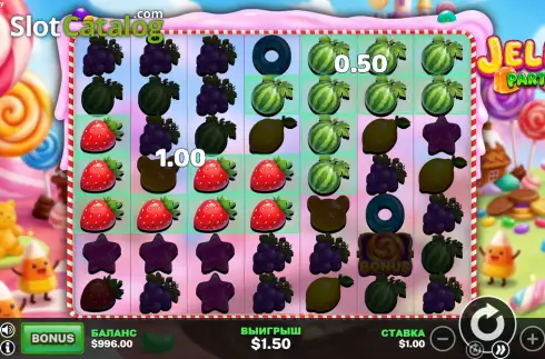 Скрин3. Jelly Party слот