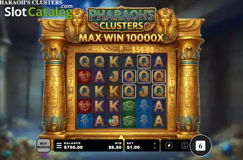 Скрин3. Pharaohs Clusters слот