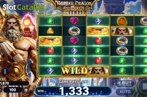 Скрин3. Thunder, Dragon & Queen' слот